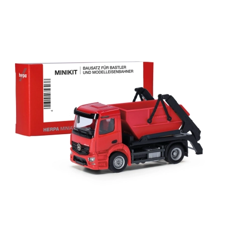 Herpa 013994 - MiniKit: Mercedes-Benz Actros S, wywrotka AK12, czerwona