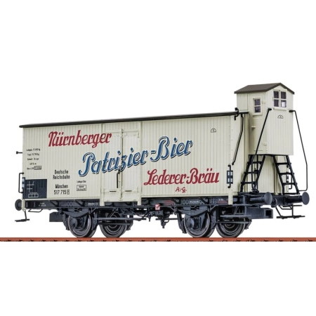 Brawa 51215 - Wagon do przewozu piwa, DRG, ep. II „Patrizier-Bier”