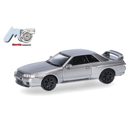 Herpa 87MC000094 - Nissan Skyline GTR32, szary