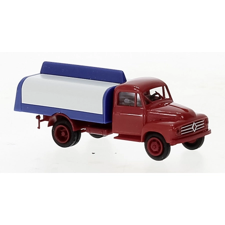 Brekina 38035 - Borgward B 1500 Getränkeaufbau rot, blau, 1954