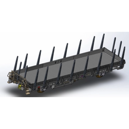 Exact-Train EX23817 - Wagon platforma Kbs 442, DB, ep.IV