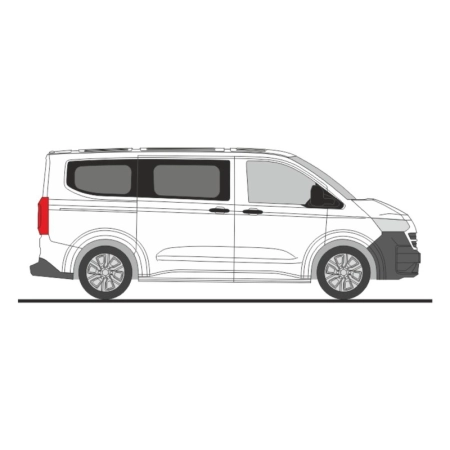 Rietze 11713 - Volkswagen Transporter T7 autobus KR FD biały przezroczysty