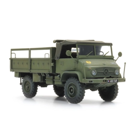 Artitec 6870780 - FR Unimog 404s bakwagen open groen