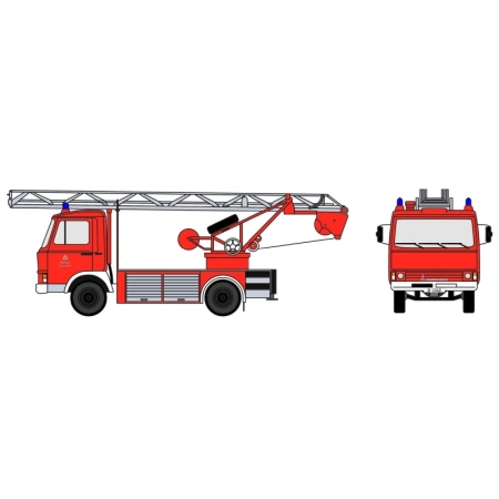 Loewe 4126 - Iveco Magirus „Zeta” 90M5 - DL18 straży pożarnej w Berlinie