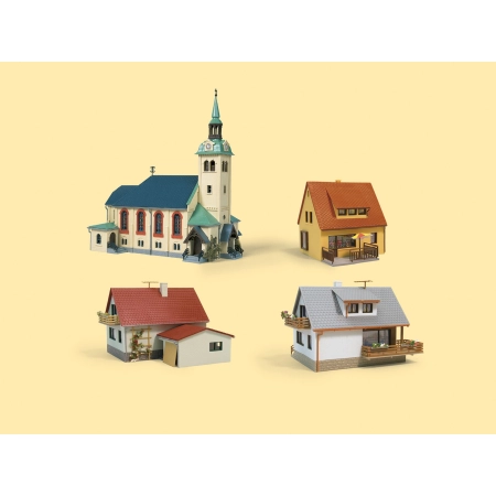 Auhagen 15201 – Zestaw: Wioska Waldkirchen