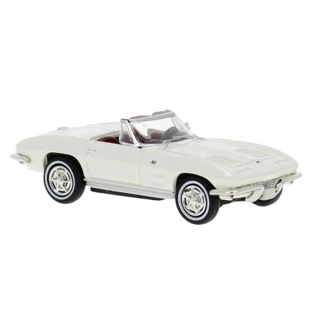 Brekina 18031 - Chevrolet Corvette C2 Cabrio, biały, 1962