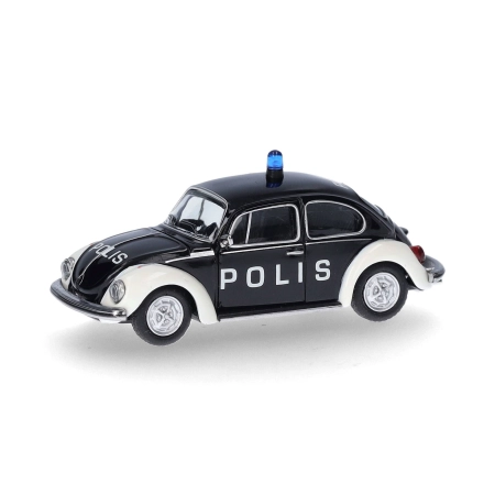 Herpa 097390 - Volkswagen (VW) Beetle 1303 „Polis” (Szwecja)
