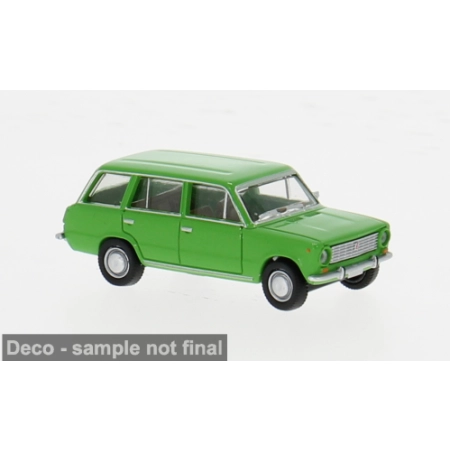 Brekina 22426 - Fiat 124 Familiare, zielony, 1966