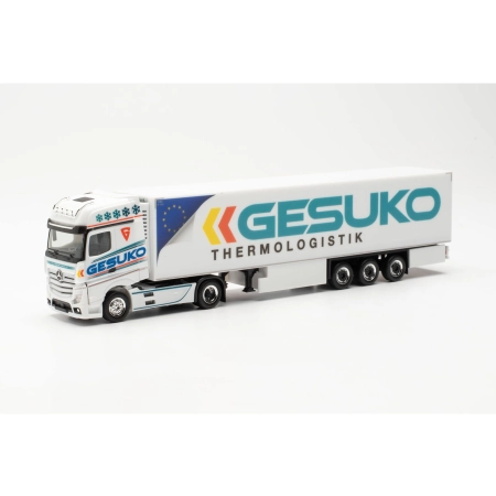 Herpa 315951 - MB Actros Gigaspace '18 naczepa chłodnia "GESUKO" (Hesja/Hauneck)