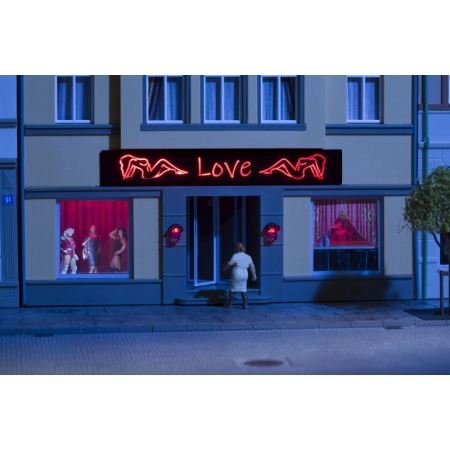 Auhagen 58112 - Oświetlenie LED Love, reklama świetlna