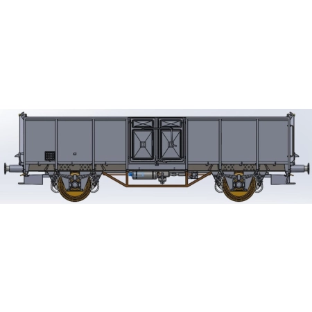 Exact-Train EX23948 - Zestaw 2 otwartych wagonów towarowych Ky, MAV, ep. III