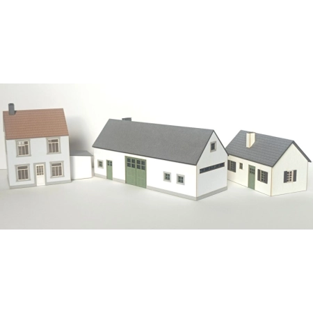 Laffont T9601 - Zestaw francuskich budynków wiejskich.