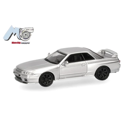 Herpa 87MC000092 - Nissan Skyline GTR32, srebrny