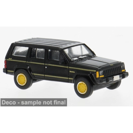 Brekina 870728 - Jeep Cherokee, czarny, 1984