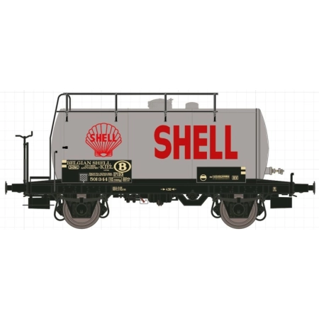 Exact-Train EX20527 - Wagon cysterna, NMBS, ep. III „Shell”