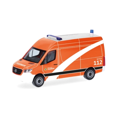 Herpa 099240 - Mercedes-Benz Sprinter '18 (NKTW) „Straż pożarna Berlina”