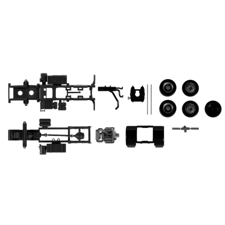 Herpa 084871 - Podwozie Mercedes-Benz SK, 2-osiowe Zawartość: 2 szt.