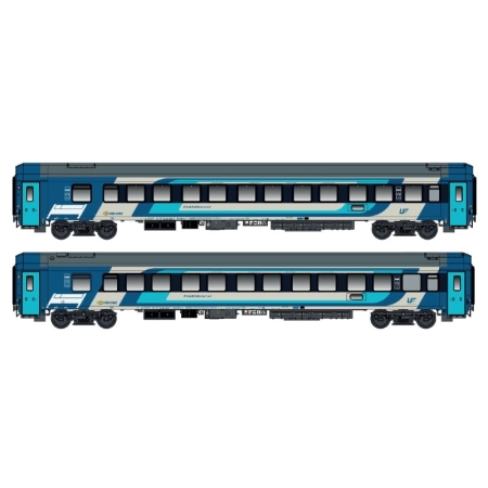 L.S. Models LS98005N - Zestaw 2 szt. wagonów sypialnych WLABmz 123.1, MAV, ep. VI