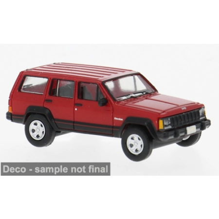 Brekina 870729 - Jeep Cherokee, czerwony, 1984