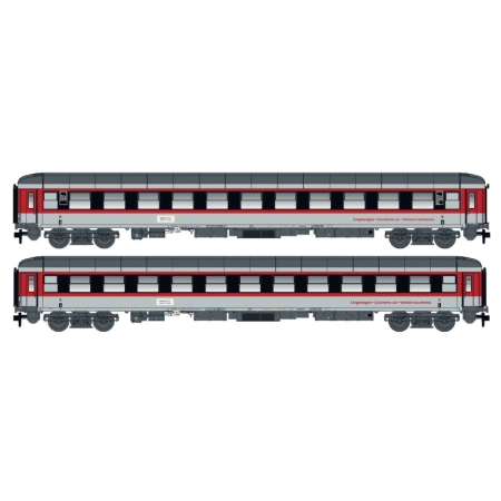 L.S. Models LS98018N - Zestaw 2 wagonów leżalnych Bvcmz + Bvcmbz, Wagon Service, ep. VI