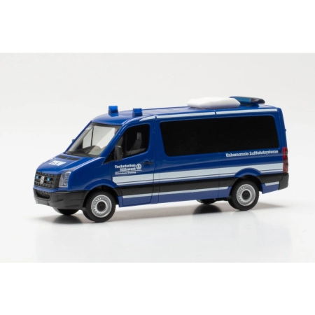 Herpa 097727 - VW Crafter bus z płaskim dachem "THW Freising"