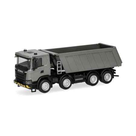 Herpa 321402 - Scania XT 17 wywrotka 4a szara