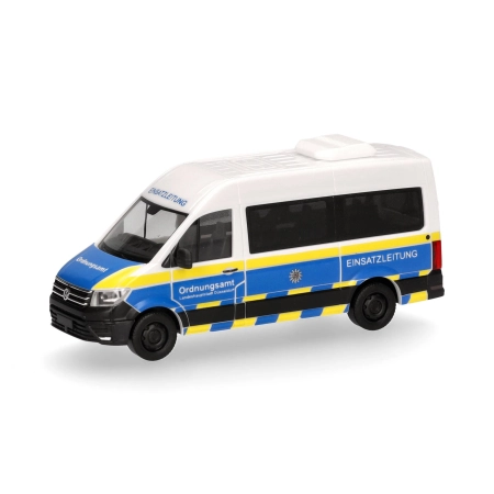Herpa 097659 - VW Crafter Bus z wysokim dachem „Urząd Porządku Publicznego Düsseldorf ELW”
