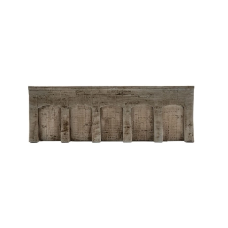 Noch 58095 - Zamknięta ściana betonowa z arkadami, 30 x 10,1 cm