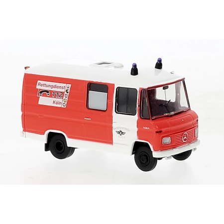 Brekina 36939 - Mercedes L 508 RTW, służba ratownicza Kolonia, 1978 r.