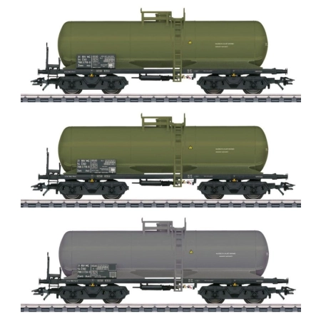 Märklin 46463 - Zestaw 3 cystern Zaes (Rah), CSD, Ep.IV
