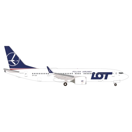 Herpa 539098 - B737 Max 8 LOT Polish Airlines