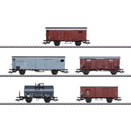 Märklin 46575 - Zestaw 5 wagonów towarowych, BLS, Ep.III