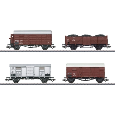 Märklin 46564 - Zestaw 4 wagonów towarowych, ÖBB, Ep.III