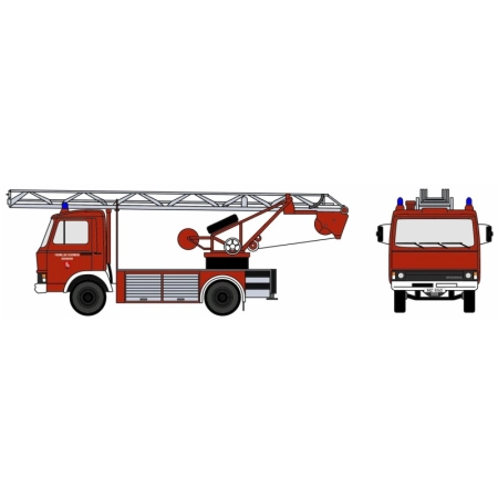 Loewe 4106 - Iveco Magirus „Zeta” 90M5 - DL18 Straż Pożarna Budenheim