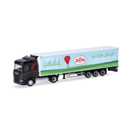 Herpa 317696 - Scania CR20 ND LNG z naczepą chłodnią "Zentis"