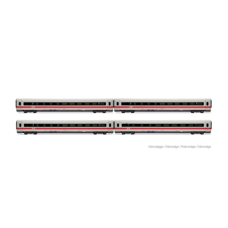 Lima HL4687 - Zestaw 4 wagonów dla ICE1 Tz 186 „Chur”, DBAG, Ep.VI