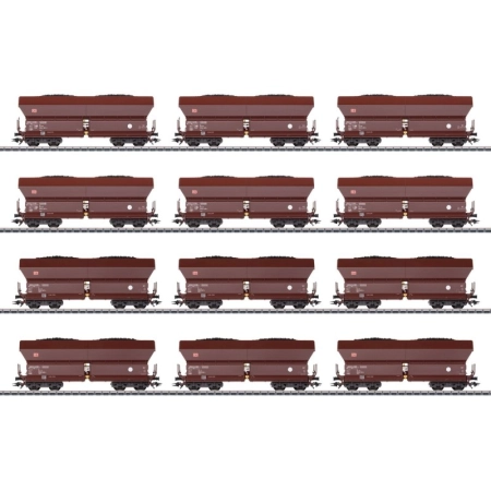 Märklin 46670 - Zestaw 12 wagonów samowyładowczych Falns 182, DBAG, ep. VI