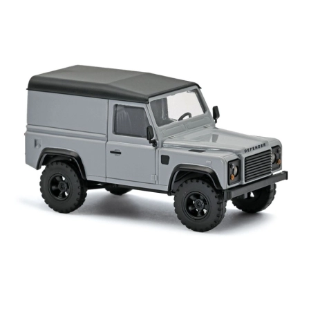 Busch 54356 - Land Rover Defender furgon, srebrny