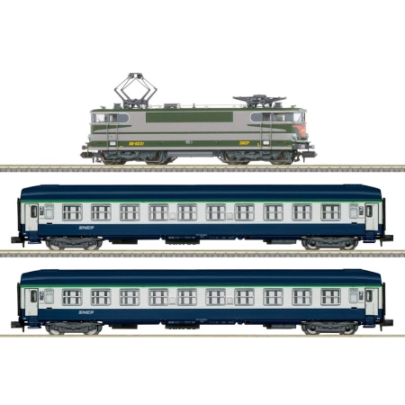 Trix 11168 - Cyfrowy zestaw startowy z BB 9231 i pociągiem pasażerskim, SNCF, Ep.IV, dźwięk DC-MFX