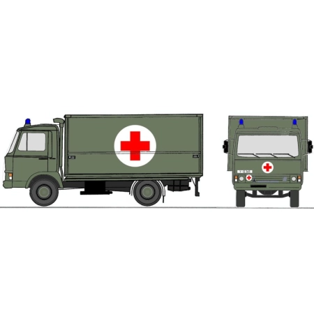 Loewe 4088 - Iveco Magirus „Zeta” - samochód służbowy Czerwonego Krzyża Bundeswehry