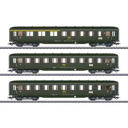 Märklin 43230 - Zestaw 3 wagonów pasażerskich, SNCF, ep. IV