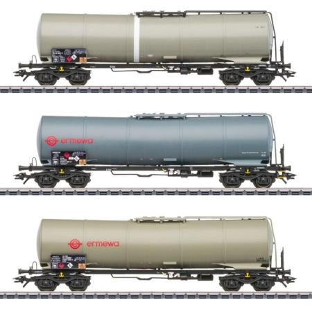 Märklin 46545 - Zestaw 3 cystern Zans, ermewa, Ep.VI