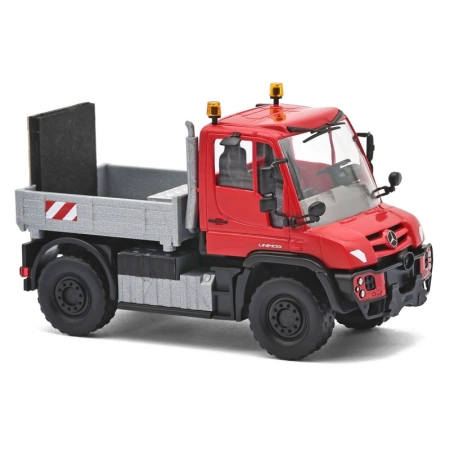 Busch 50937 - Unimog U430, eskorta transportu ciężkiego