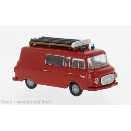 Brekina 30226 - Barkas B 1000 Halbbus, 1962, straż pożarna.