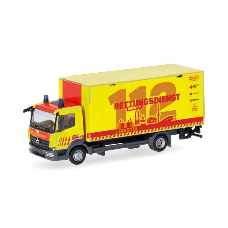 Herpa 099448 - MB Atego 13 „Służby ratownicze straży pożarnej w Bremie - logistyka”
