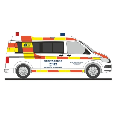 Rietze 53703 - Volkswagen T6 kierownictwo akcji Aicher Ambulanz