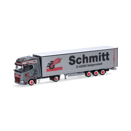 Herpa 317405 - Ciężarówka przegubowa DAF XG+ Lowliner "Schmitt Seligenstadt"