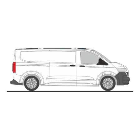 Rietze 11728 - Volkswagen e-Transporter T7 furgon LR FD clear white