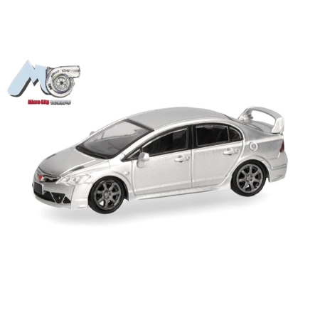 Herpa 87MC000087 - Honda Civic FD2, srebrne