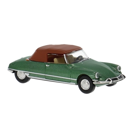 Brekina 14238 - Citroen DS 19 Cabriolet, zielony, 1963 r.
